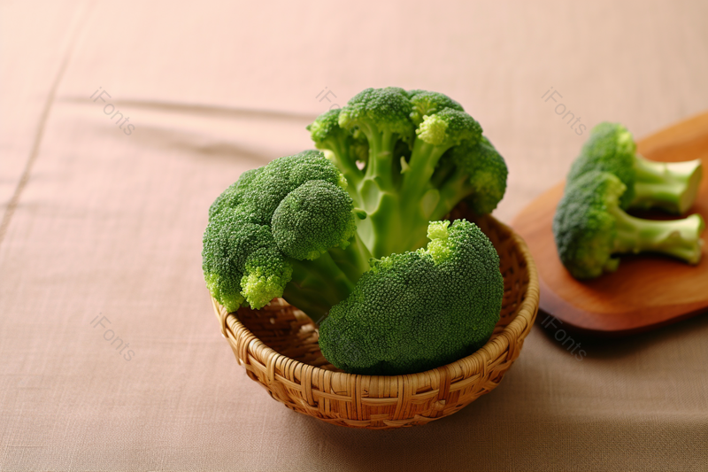 在篮子里的新鲜的有机食物西蓝花,高清,摄影图,摄影图片,图片大全,摄影图免费下载